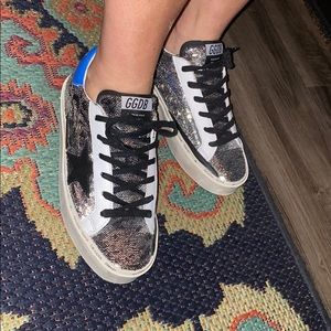 Sold OUT-Authentic Golden Goose Hi Star Sequin 38